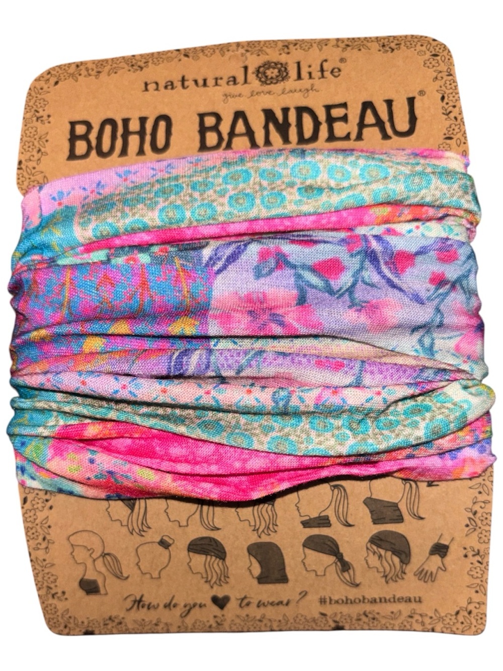Natural Life boho bandeau hair band - Picture 4 of 6